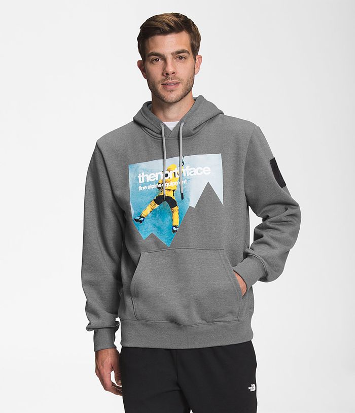 The North Face Hoodie Heren Mountain Heavyweight Pullover OWPC87012 - Grijs